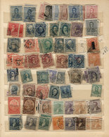 682 ARGENTINA: Stockbook With Old Stock Of Definitives And Official Stamps, Very Fine General Quality. An Expert And Car - Collezioni & Lotti