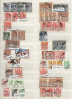 695 ARGENTINA: ARGENTINA CANCELS: Large Stockbook Containing An Accumulation With More Than 2,200 Cancels Of The Provinc - Collections, Lots & Series