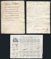 717 ARGENTINA: Circa 1800: Lot Of Documents Related To The Business Of The Matta Family, Including Several Bills Of Ladi - Other & Unclassified