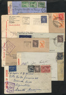 728 AUSTRALIA: 7 Covers Sent To Argentina Between 1941 And 1945 (one Registered), With Varied Postages And Censor Marks, - Sonstige & Ohne Zuordnung