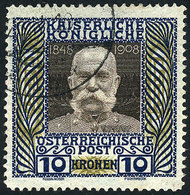 739 AUSTRIA: Sc.127, 1908/16 10Kr. Franz Josef, Used, VF Quality! - Altri & Non Classificati
