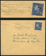 787 BELGIUM: Cover Franked With 4Fr., Sent To Argentina, With Advertising Slogan Cancel Of Belgian SABENA Airline, Inter - Altri & Non Classificati