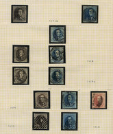 790 BELGIUM: Old Collection On Album Pages, Mint Or (mostly) Used Stamps, Very Fine General Quality. I Estimate A Scott  - Collezioni