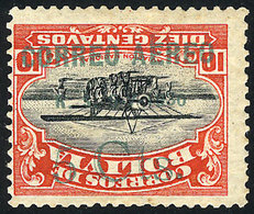 802 BOLIVIA: Sc.C11a, With INVERTED OVERPRINT Variety, Small Guarantee Mark Of Kessler. - Bolivien