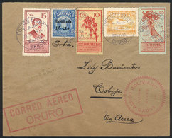 847 BOLIVIA: Cover Flown From Oruro To Riveralta On 20/MAR/1931 By LAB And From There To Final Destination (Cobija) By L - Bolivien