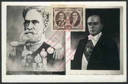 880 BRAZIL: President DA FONSECA & Getulio VARGAS, Maximum Card Of JA/1940, VF - Maximum Cards