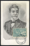 882 BRAZIL: João BARBOSA RODRIGUES, Botanist, Orchids, Maximum Card Of NO/1943, VF - Cartes-maximum