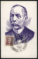 893 BRAZIL: Joaquim MURTINHO, Physician And Politician, Maximum Card Of AU/1954, VF - Maximum Cards