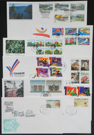 997 CANADA: 13 Modern FDC Covers, Very Thematic, VF Quality - Sonstige & Ohne Zuordnung