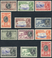 998 CAYMAN ISLANDS: Sc.85/96, 1935/6 Turtles, Birds, Ships, Maps Etc., Complete Set Of 12 Unmounted Values, Excellent Qu - Iles Caïmans