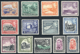 1090 CYPRUS: Sc.143/155 (without 145,147,148), 1938/44 13 Values Of The Set Of 16 (missing 3 Low Values Of Little Import - Andere & Zonder Classificatie