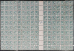 1137 CUBA: Yvert 25, 1878 25c. Green, Spectacular Block Of 160 Examples Containing 10 Gutter Pairs, Very Nice, Fine Qual - Altri & Non Classificati