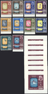 1167 DUBAI: Sc.43/52, 1964 Tokyo Olympic Games, 2 Complete Sets + 8 Imperforate Souvenir Sheets, Unmounted, Excellent Qu - Dubai