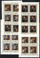 1169 DUBAI: Paintings By RUBENS: Set Of 4 Mini-sheets, Including One With Tete-beches, MNH, Excellent Quality! - Dubai