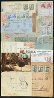 1228 SPAIN: 11 Covers Or Cards Sent To Argentina Between 1936 And 1945, ALL CENSORED, Fine General Quality (some With Mi - Other & Unclassified
