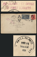 1243 UNITED STATES: Express Cover Sent From PENN YAN (NY) To Philadelphia On 30/NO/1921, On Back Arrival Datestamp Of 11 - Poststempel