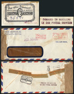 1253 UNITED STATES: Cover Sent To Peru From New York On 10/DE/1969, On Back It Bears A Mark ""DAMAGED IN HANDLING IN THE - Storia Postale