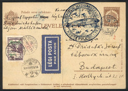 1408 HUNGARY: 27/MAR/1931 Budapest - Debrecen - Budapest (29/MAR): 10f. Postal Card + Sc.C25, With Special Handstamp Of  - Altri & Non Classificati