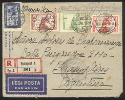 1411 HUNGARY: 13/AP/1932 Budapest - Argentina: Registered Airmail Cover Franked With 3.90p., Despite The Instruction In  - Other & Unclassified