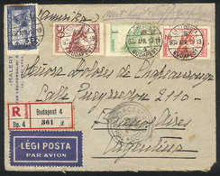 1411 HUNGARY: 13/AP/1932 Budapest - Argentina: Registered Airmail Cover Franked With 3.90p., Despite The Instruction In  - Altri & Non Classificati