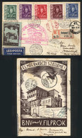 1413 HUNGARY: 22/MAY/1935 Budapest - Istanbul Flight, Registered Card Franked By Sc.468/72, Cinderella And Special Cance - Sonstige & Ohne Zuordnung