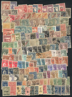 1432 PORTUGUESE INDIA: Interesting Lot Of Large Number Of Old Stamps (several Hundreds), Used Or Mint (they Can Be Witho - Portugiesisch-Indien