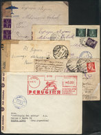 1476 ITALY: 5 Covers Or Cards Sent To Argentina Between 1940 And 1946, ALL CENSORED, Fine General Quality (some With Min - Non Classificati