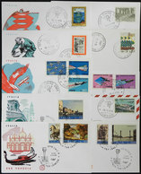 1486 ITALY: 100 First Day Covers (FDC) Of Stamps Issued Between 1973 And 1975, Excellent Quality! - Non Classés