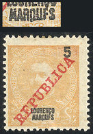 1531 LOURENZO MARQUES: Sc.78, With ""MARQUFS"" Variety, Light Corner Crease, Very Nice!" - Lourenco Marques