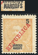 1531 LOURENZO MARQUES: Sc.78, With ""MARQUFS"" Variety, Light Corner Crease, Very Nice!" - Lourenzo Marques