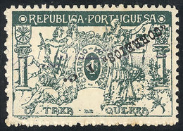 1587 MOZAMBIQUE: Sc.224, 1919 Provisional Of 1c. With Variety: INVERTED OVERPRINT, Mint Lightly Hinged, With Some Small  - Mozambico