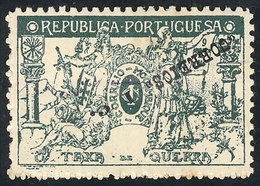 1587 MOZAMBIQUE: Sc.224, 1919 Provisional Of 1c. With Variety: INVERTED OVERPRINT, Mint Lightly Hinged, With Some Small  - Mosambik