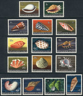 1644 PAPUA NEW GUINEA: Sc.265/279, 1968/9 Sea Shells, Compl. Set Of 15 Unmounted Values, VF Quality, Catalog Value US$28 - Papua-Neuguinea