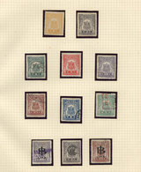 1700 PERU: Collection On Album Pages (circa Between 1912 And 1940), Including Good Stamps, Blocks, Varieties And Some Do - Peru