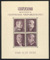 1714 POLAND: Sc.333, 1938 20th Anniversary Of Independence, MNH, VF Quality! - Autres & Non Classés