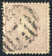 1738 PORTUGAL: Sc.49, 1870 240r. Light Violet, Used, Very Nice Example, Catalog Value US$1,050. - Sonstige & Ohne Zuordnung