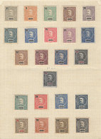 1767 PORTUGAL - ANGRA: Lot Of Stamps Issued Between 1897 And 1905 Mounted On Page Of An Old Collection, Mint (some Witho - Sonstige & Ohne Zuordnung