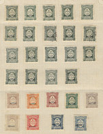 1775 PORTUGAL - AZORES: Album Page With Sets Issued Between 1918 And 1924, Fine General Quality, Low Start! - Other & Unclassified