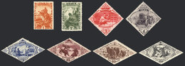 1809 RUSSIA - TOUVA: Sc.45/52, 1934 Animals, Typical Scenes, Etc., Cmpl. Set Of 8 Values, MNH, Excellent Quality! - Sonstige & Ohne Zuordnung