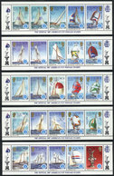 1810 SOLOMON ISLANDS: Yvert 554/603, 1986 Nautical Sports, Complete Sets Of 50 Unmounted Values, Excellent Quality, Cata - Other & Unclassified