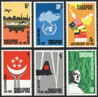 1822 SINGAPORE: Yvert 97/102, 1969 Singapore 150 Years, Complete Set Of 6 Unmounted Values, Excellent Quality, Catalog V - Singapore (1959-...)