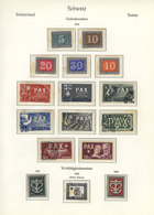 1847 SWITZERLAND: Collection In Album (circa 1945 To 1969), With Used (few) Or Mint (lightly Hinged Or MNH) Stamps, Many - Autres & Non Classés