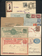 1861 WORLDWIDE: SOUTH AMERICA: Small Lot Of Interesting Covers Of 1893 To 1934, Including A Card Sent From San José (Cos - Altri & Non Classificati