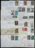 1931 VATICAN: 17 Postcards Sent To Argentina In 1950s, Interesting Postages! - Andere & Zonder Classificatie