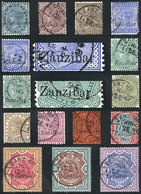 1948 ZANZIBAR: Sc.3/17 (without 8 And 12), 1896/6 13 Values Of The Set Of 15 (missing The Values 3a. Orange And 1r. Gray - Zanzibar (1963-1968)