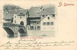 Suisse ; Saint Ursanne : Hotel De La Demi Lune - Saint-Ursanne