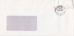 6448FM- HEART, STRING, STAMP ON COVER, 2001, ROMANIA - Briefe U. Dokumente