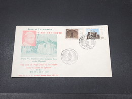 TURQUIE - Enveloppe FDC De La Visite Du Pape  Paul VI En 1967 - L 17866 - FDC