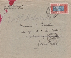 Cotonou Dahomey 1935 -  Lettre Brief Cover Pour Paris - - Brieven En Documenten