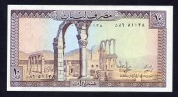Banconota Libano 10 LIVRES - Lebanon